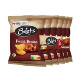 Bret's Chips Poulet Braise Sachet individuel, 6x25g