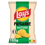 Lay's Chips Recette paysanne nature, 155g