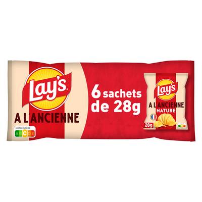 Lay's Chips Multipack à l'Ancienne Nature, 6 sachets