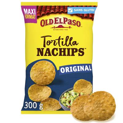 Old el Paso Chips Tortillas Nachips Original, 300g