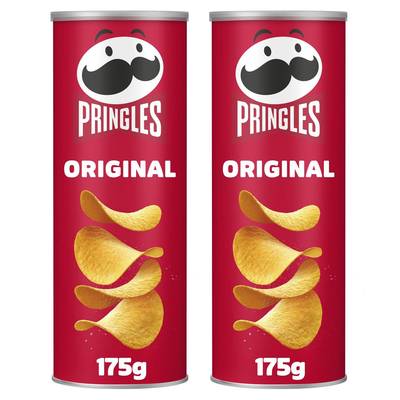 Pringles Chips Tuiles Original Nature, Lot de 2 x 175g
