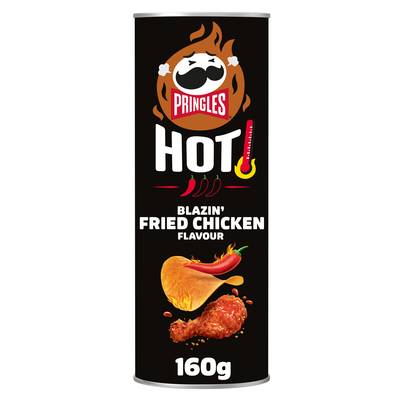 Pringles Chips Tuiles HOT Fried Chicken, 160g