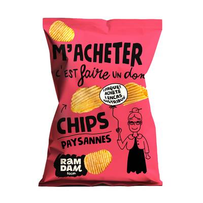 Ramdam social Chips Paysanne, 125g