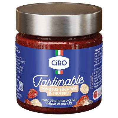 Ciro Bruschetta Tomates séchées sans gluten en bocal, 180g