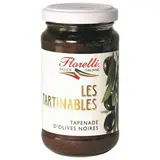 Florelli Tapenade d'Olives Noires - Tartinable en bocal, 190g