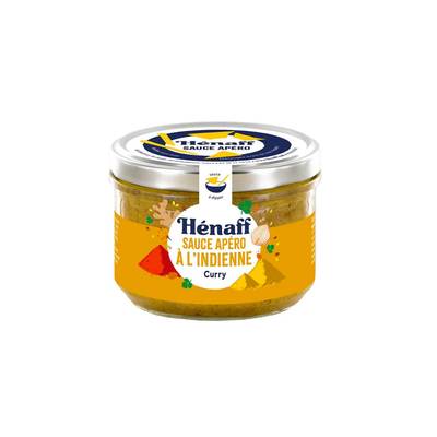 Henaff Sauce Apéro à l'indienne - Curry en bocal, 180g