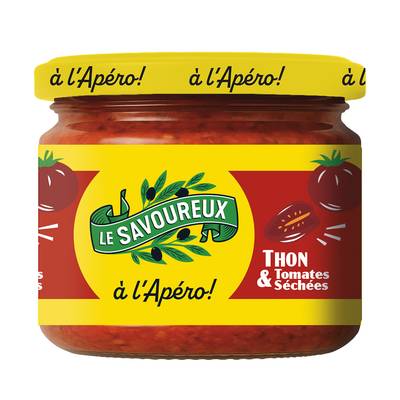 Le Savoureux Tartinable de Thon aux Tomates Séchées en bocal, 90g
