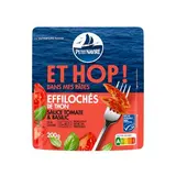 Petit Navire Effiloché de Thon à la Sauce Tomate en sachet micro-ondable, 130g
