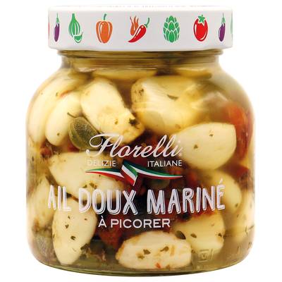 Florelli Ail Doux Mariné aux herbes aromatiques en bocal, 300g