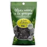 Le Brin d'Olivier Olives Noires Dénoyautées en sachet, 120g