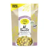 Le Brin d'Olivier Olives Vertes dénoyautées ail et basilic en sachet, 350g