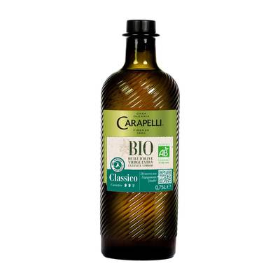 Carapelli Huile d'Olive Vierge Extra Classico Bio, 75cl