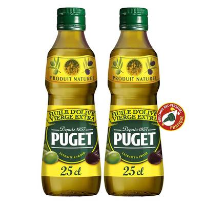 Puget Huile d'olive, Lot de 2x25cl