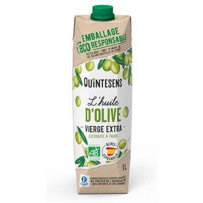 Quintesens Huile d'Olive bio Vierge Extra, 1L
