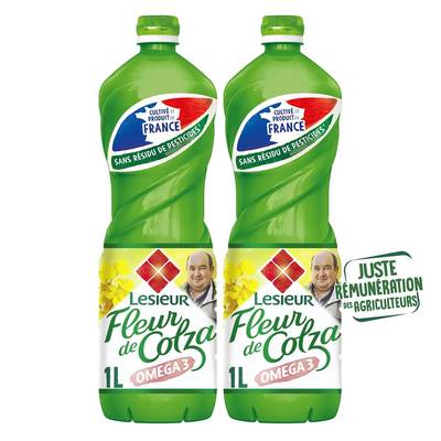 Lesieur Huile fleur de colza, Lot de 2x1L