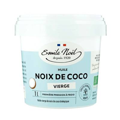 Emile Noël Huile vierge de Noix de Coco Bio, 1L
