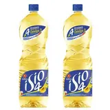 Isio 4 - Lesieur Huile combinée 4 graines  Colza, Tournesol, Oleisol, Lin, Lot de 2x1L