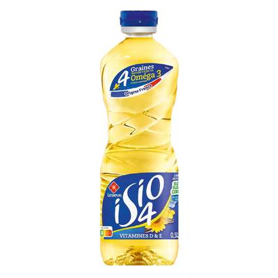 Isio 4 - Lesieur Huile Combinée 4 Huiles de Graines, 50cl