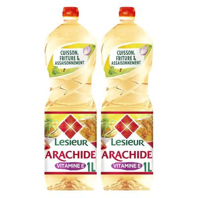 Lesieur Huile d'arachide, Lot de 2x1L
