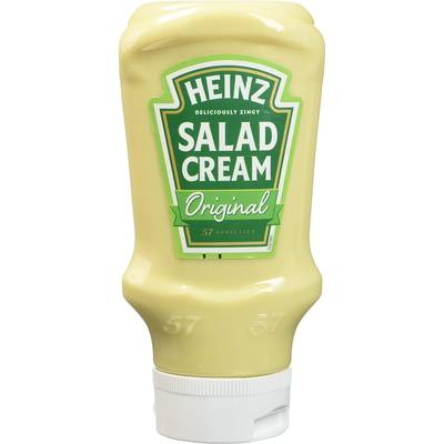 Heinz Salad cream - Sauce salade à l'Anglaise en flacon souple squeeze top down, 425g