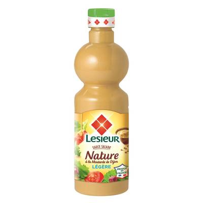 Lesieur Sauce Crudités Légère Nature Moutarde De Dijon en flacon souple, 50cl