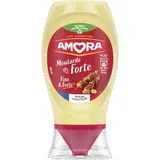 Amora Moutarde Fine et Forte en flacon souple squeeze Top Down, 265g
