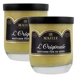Maille Moutarde Fine de Dijon l'Originale en bocal, Lot de 2x165g