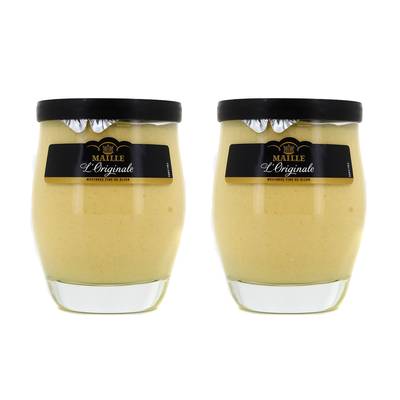 Maille Moutarde Fine de Dijon l'Originale en bocal, Lot de 2x245g