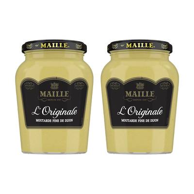 Maille Moutarde Fine de Dijon l'Originale en bocal, Lot de 2x360g