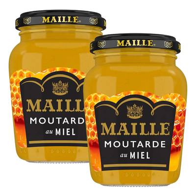 Maille Moutarde au miel en bocal, Lot de 2x230g