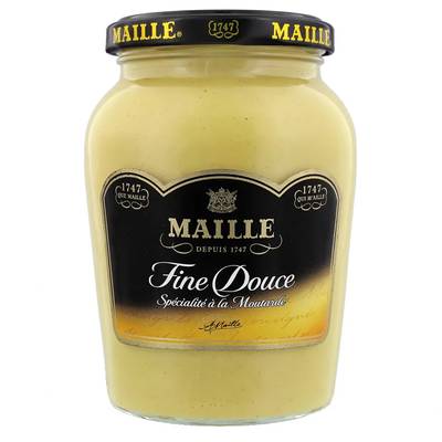 Maille Moutarde fine et douce en bocal, 370g