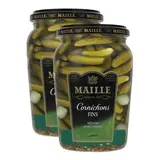Maille Cornichons fins en bocal, Lot de 2x300g