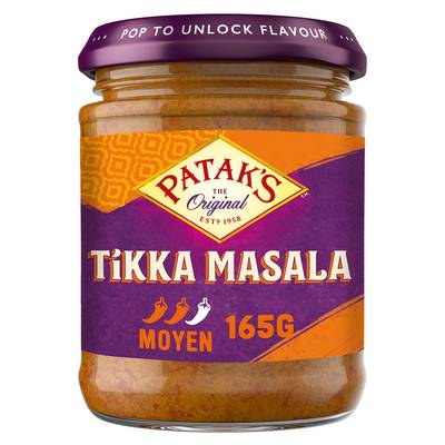 Patak's Original Pâte de Curry Tikka Masala, 165g