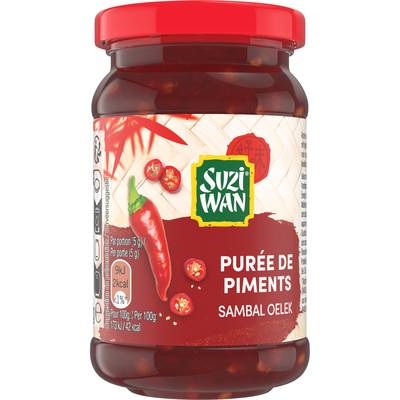 Suzi Wan Purée de piment en bocal, 100g