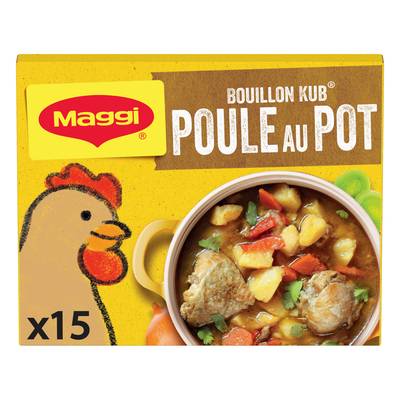 Maggi Bouillon Kub Poule au Pot - 15 cubes, 15x10g