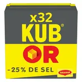 Maggi Bouillon Kub'or -25% de sel en moins - 32 cubes, 32x3,8g