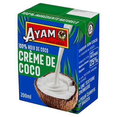 Ayam Crème de coco 100% coco, 20cl