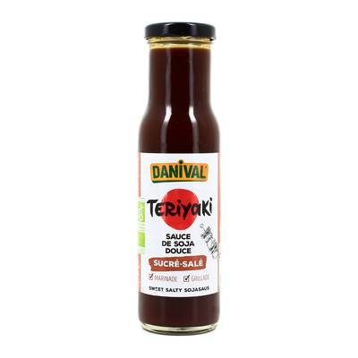 Danival Sauce Teriyaki bio en bouteille, 250cl