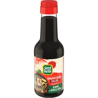 Suzi Wan Sauce Soja Salée en bouteille, 143ml