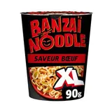 Panzani Nouilles Instantanées saveur Boeuf - Banzaï Noodle XL en cup, 90g