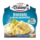 La Cuisine d'Océane Brandade de morue parmentière en barquette individuelle micro-ondable, 300g