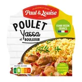 Paul & Louise Poulet Yassa et Boulgour en barquette individuelle micro-ondable, 300g