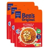 Ben's Original Riz Tomate à l'Italienne en sachet micro-ondable, Lot de 3x220g