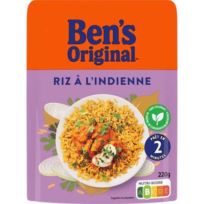 Ben's Original Riz à l'Indienne en sachet micro-ondable, 220g