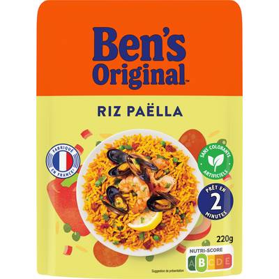 Ben's Original Riz Façon Paëlla en sachet micro-ondable, 220g