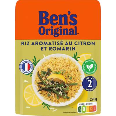 Ben's Original Riz Citron Romarin en sachet micro-ondable, 220g