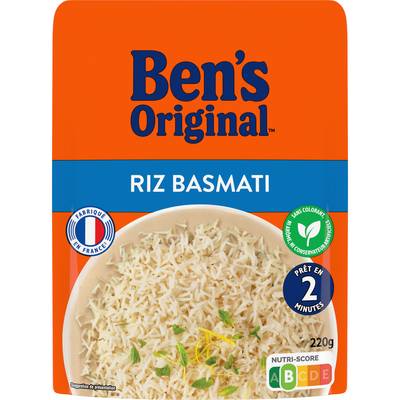 Ben's Original Riz Basmati en sachet micro-ondable, 220g