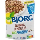 Bjorg Quinoa Lentilles Bio en sachet micro-ondable, 250g
