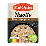 Paul & Louise Risotto Poulet Cèpes Parmesan en sachet micro-ondable, 300g
