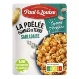 Paul & Louise Poêlée de Pommes de Terre Sarladaise en sachet micro-ondable, 200g